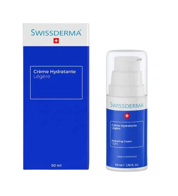 crème hydratante légère swissderma 50ml  - swissderma | Parfumerie & Parafumerie en ligne