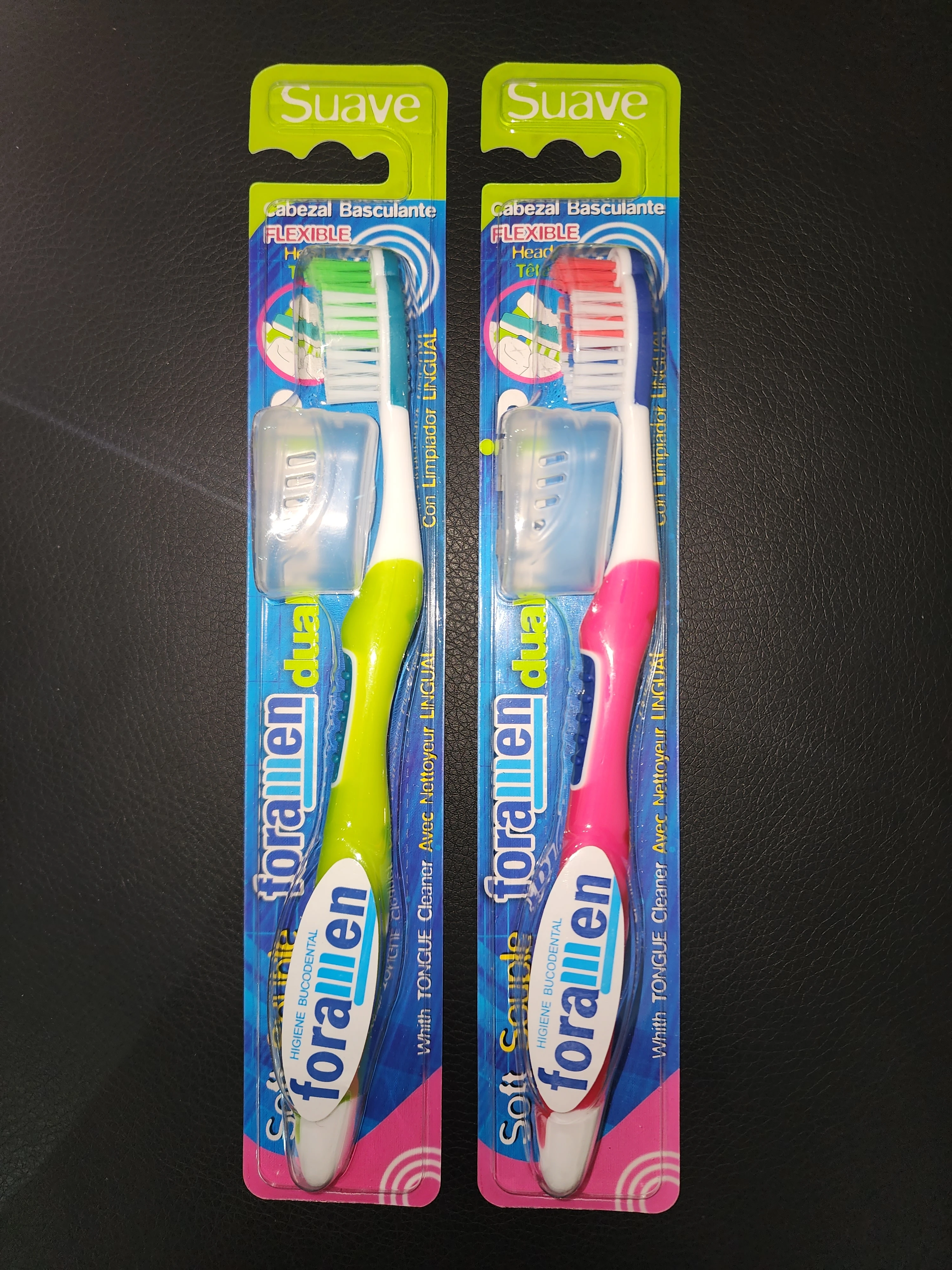 brosse à dent foramen suave soft souple (vert) - Foramen | Parfumerie & Parafumerie en ligne