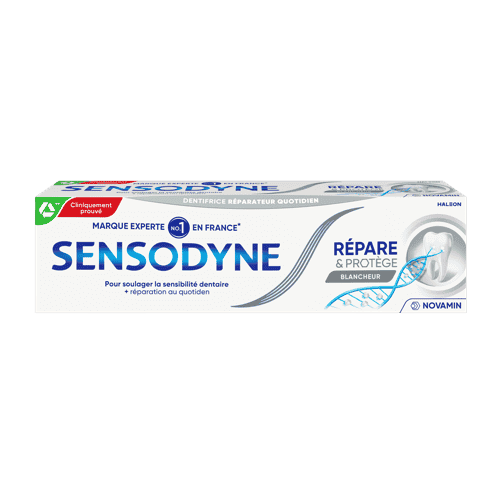 dentifrice sensodyne répare & protège blancheur 75ml - Sensodyne | Parfumerie & Parafumerie en ligne