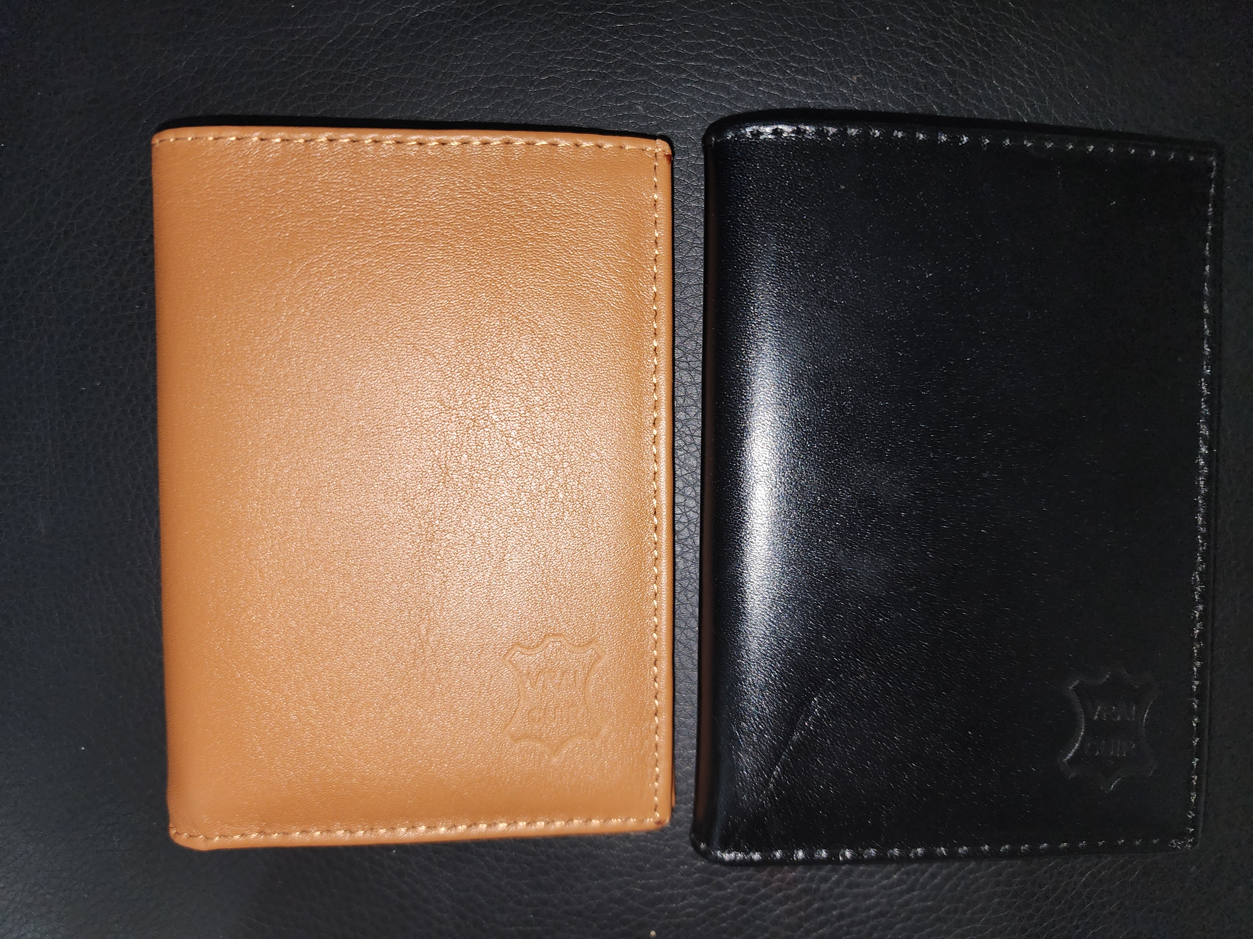 porte monnaie homme en vrais cuir marron tabac -   | Parfumerie & Parafumerie en ligne