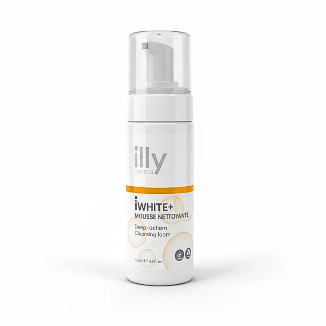 mousse nettoyante iwhite + illy derme 150ml - illy derme | Parfumerie & Parafumerie en ligne