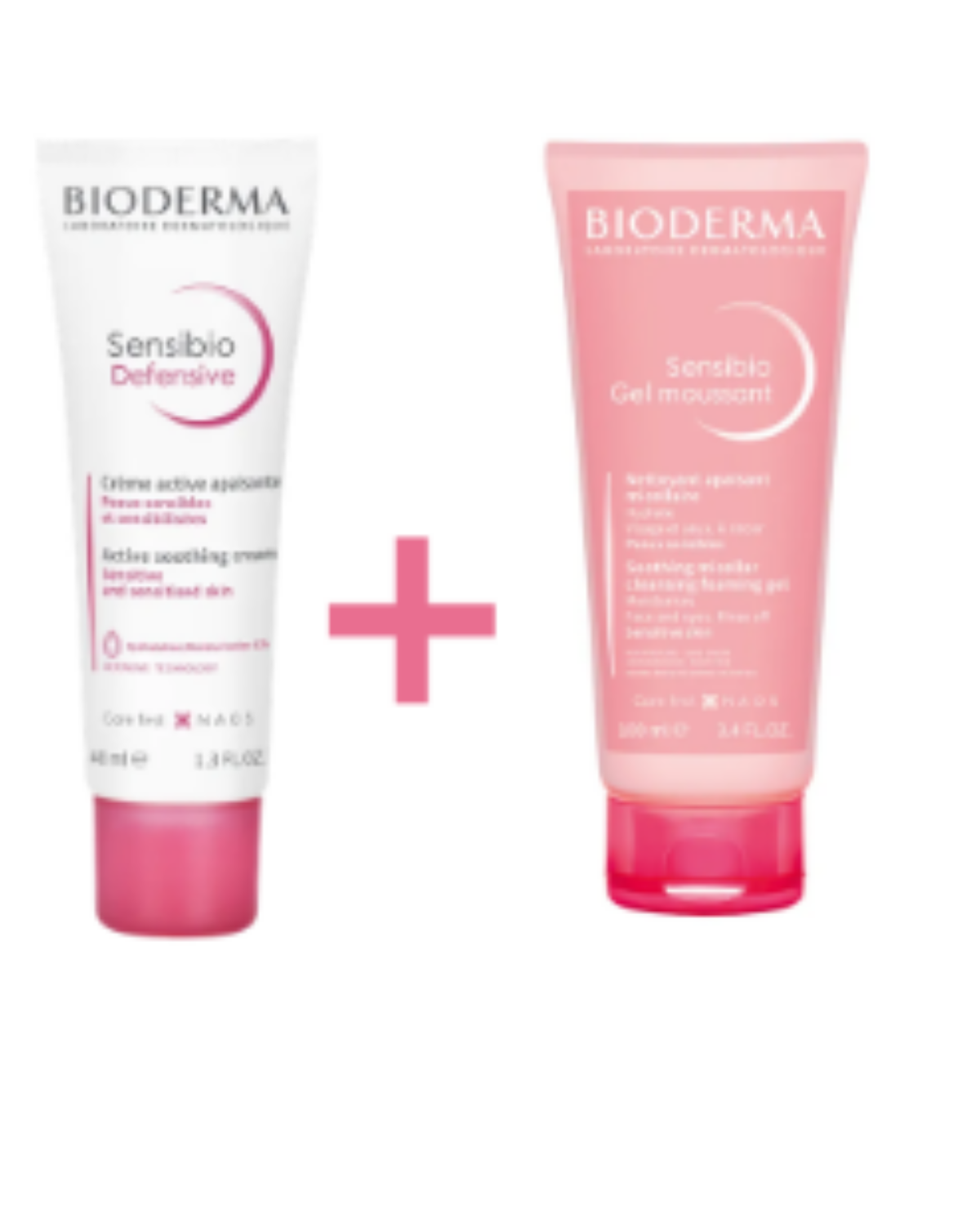 crème active apaisante sensibio defensive bioderma 40ml + gel moussant sensibio offert 100ml - Bioderma | Parfumerie & Parafumerie en ligne