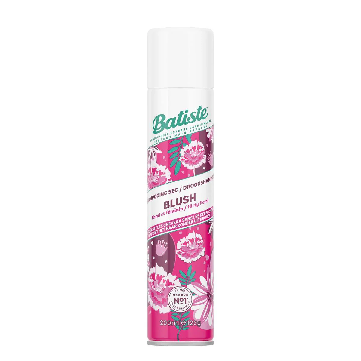 shampoing sec batiste blush floral féminin 50ml - Batiste | Parfumerie & Parafumerie en ligne