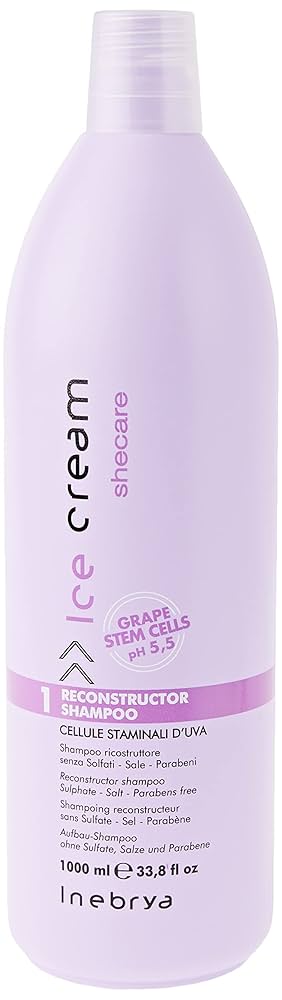 Ice cream Shampoing ice cream cheveux sec abimés sans sulfate sel et parabene 1l - Parfum et cosmétiques authentiques en vente chez Choupinette para & parfumerie