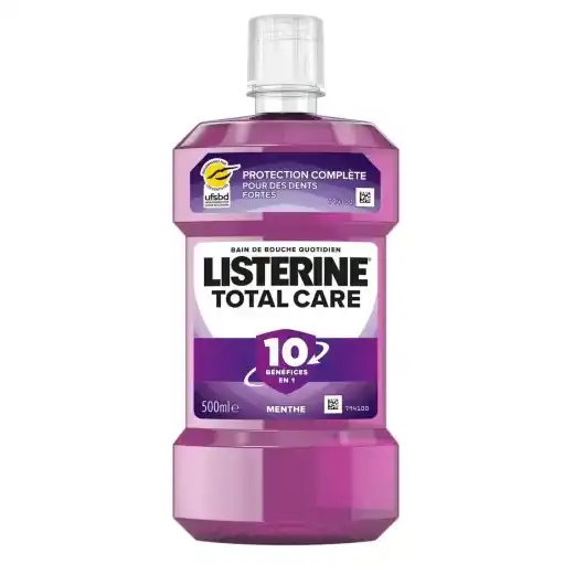Bain de bouche Listerine total care 10 en 1 500mlBain de bouche Listerine total care 10 en 1 500ml - Listerine | Parfumerie & Parafumerie en ligne
