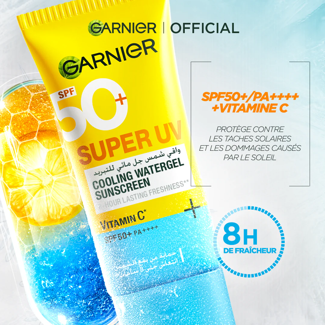 écran solaire super uv vitamine c cooling watergel invisible garnier spf50+30ml - Garnier | Parfumerie & Parafumerie en ligne