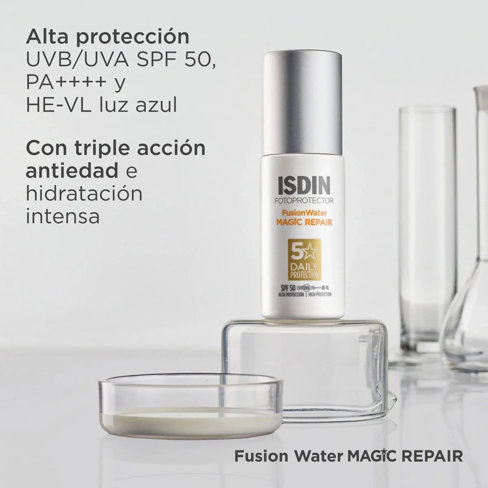 écran solaire isdin magic repair antiphotoaging action invisible spf 50 50ml - ISDIN | Parfumerie & Parafumerie en ligne