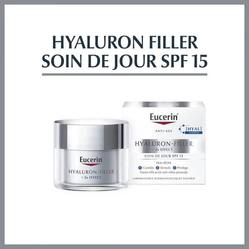 crème de jour hyaluron filler 3x effect spf 15 50ml - Eucerin | Parfumerie & Parafumerie en ligne