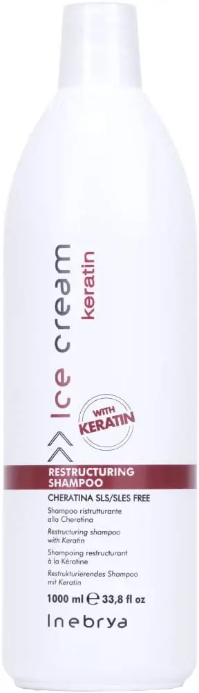 Ice cream Shampoing ice cream à la keratine sans sulfate (blanc) 300ml - Parfum et cosmétiques authentiques en vente chez Choupinette para & parfumerie