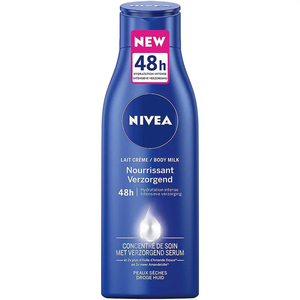 Lait corps nourrissant nivea huile d'amande douce peaux sèches 250ml - Nivea | Parfumerie & Parafumerie en ligne