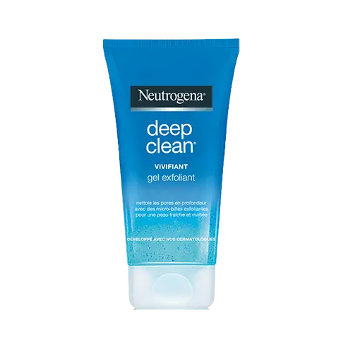 Gel exfoliant neutrogena deep clean vivifiant peaux normales à mixtes 150ml - Neutrogena | Parfumerie & Parafumerie en ligne