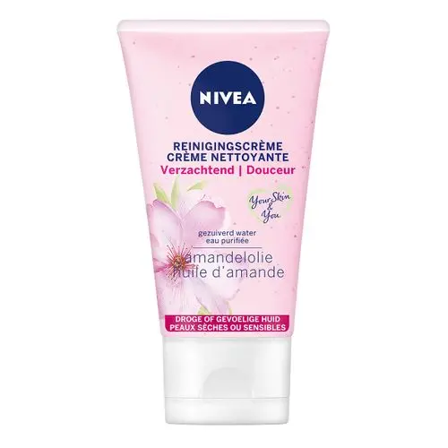 Crème netoyante nivea huile d'amande peaux sèches ou sensibles 150ml - Nivea | Parfumerie & Parafumerie en ligne