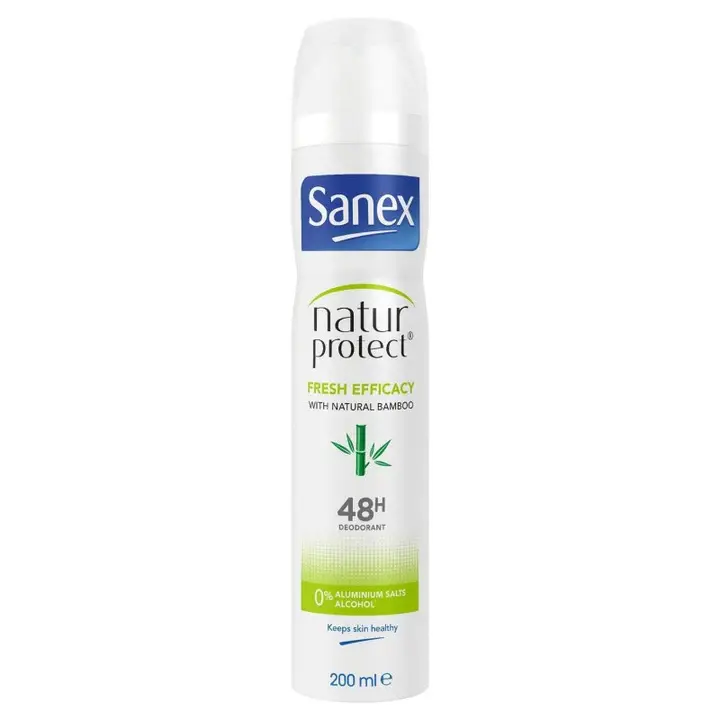Sanex Déodorant sanex natur protect fresh efficacy with bamboo 200ml - Parfum et cosmétiques authentiques en vente chez Choupinette para & parfumerie