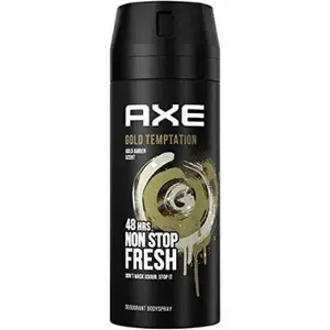 Axe Déodorant axe gold temptation amber150ml - Parfum et cosmétiques authentiques en vente chez Choupinette para & parfumerie