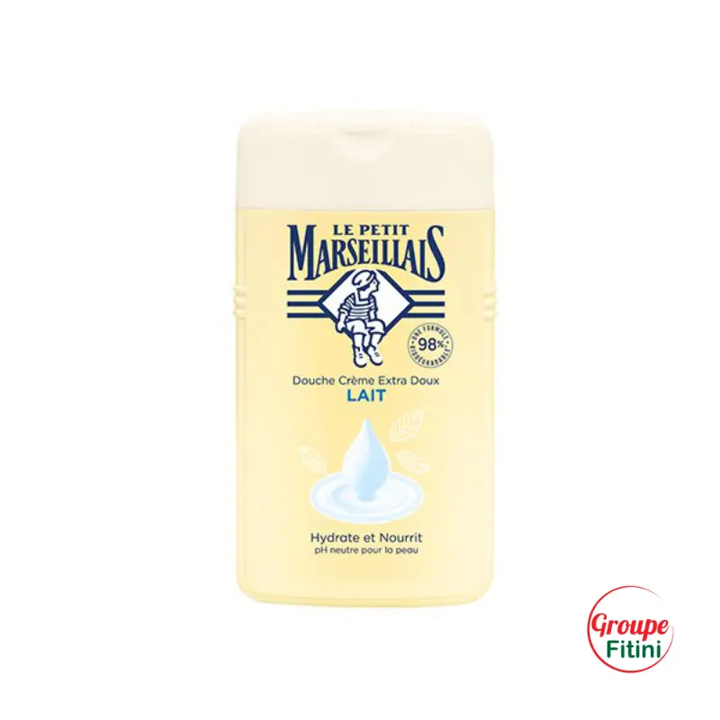 Gel douche le petit marseillais lait 250ml - Le petit marseillais | Parfumerie & Parafumerie en ligne
