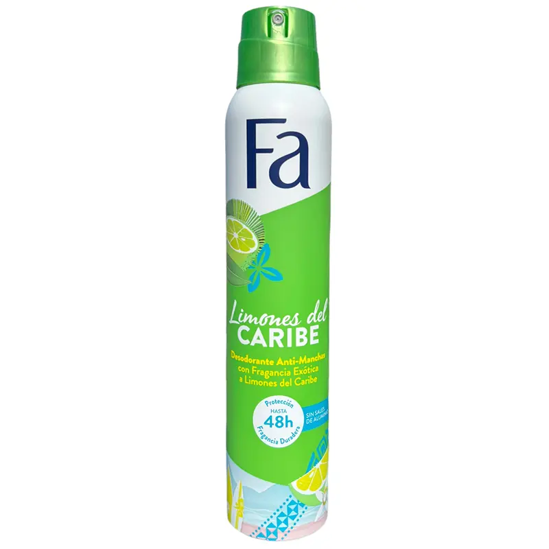 Fa Déodorant fa limones del caribe 200ml - Parfum et cosmétiques authentiques en vente chez Choupinette para & parfumerie