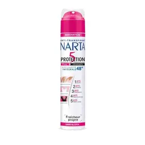 Narta Déodorant nartadéodorant narta femme protection 5 (rose) 200ml femme protection 5 (rose clair) 200ml - Parfum et cosmétiques authentiques en vente chez Choupinette para & parfumerie