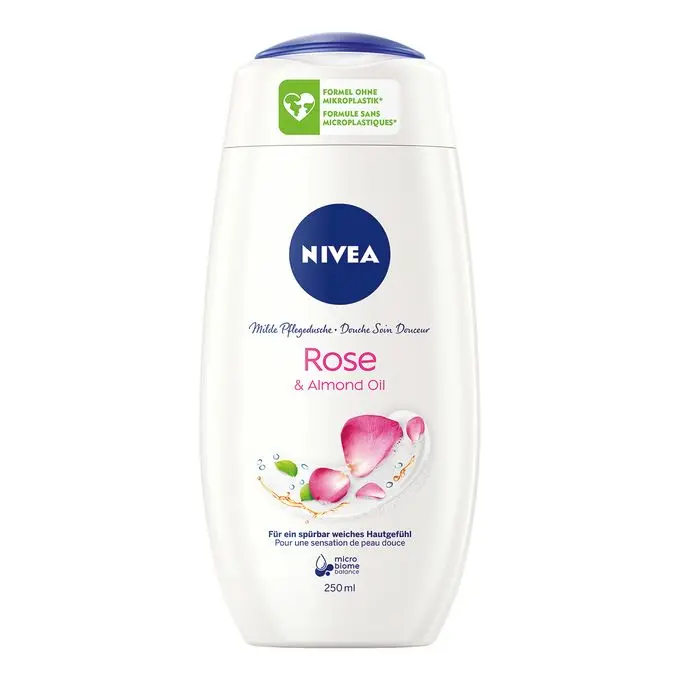 Crème de douche nivea roses & almond oil 250 ml - Nivea | Parfumerie & Parafumerie en ligne
