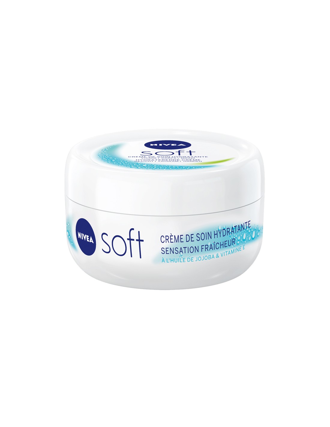 Nivea Crème de soin hydratante soft 200ml - Parfum et cosmétiques authentiques en vente chez Choupinette para & parfumerie