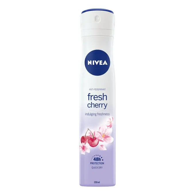 Nivea Déodorant nivea fresh cherry 200ml - Parfum et cosmétiques authentiques en vente chez Choupinette para & parfumerie