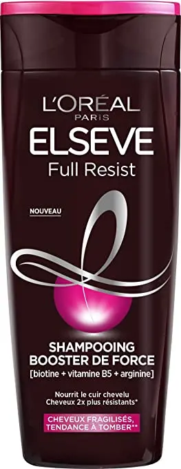 shampoing l'oréal elseve fall resist cheveux fragilisés tendance à tomber 400ml - L'oréal | Parfumerie & Parafumerie en ligne