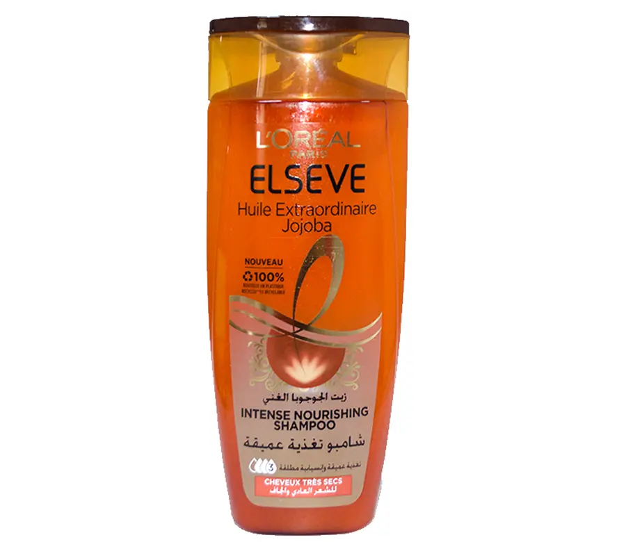 L'oréal Shampoing l'oréal elseve huile extraordinaire jojoba cheveux très sec 400ml - Parfum et cosmétiques authentiques en vente chez Choupinette para & parfumerie