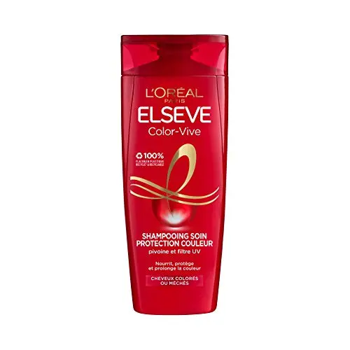 Shampoing l'oréal elseve color vive soin protection couleur cheveux colorés ou méchés 200ml - L'oréal | Parfumerie & Parafumerie en ligne