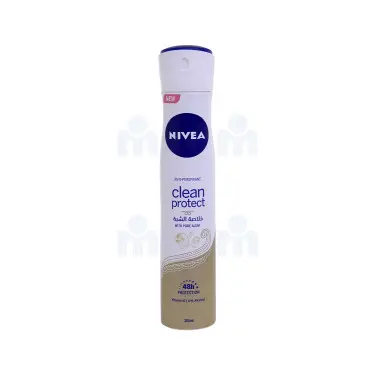 Nivea Déodorant clean protect 200ml - Parfum et cosmétiques authentiques en vente chez Choupinette para & parfumerie