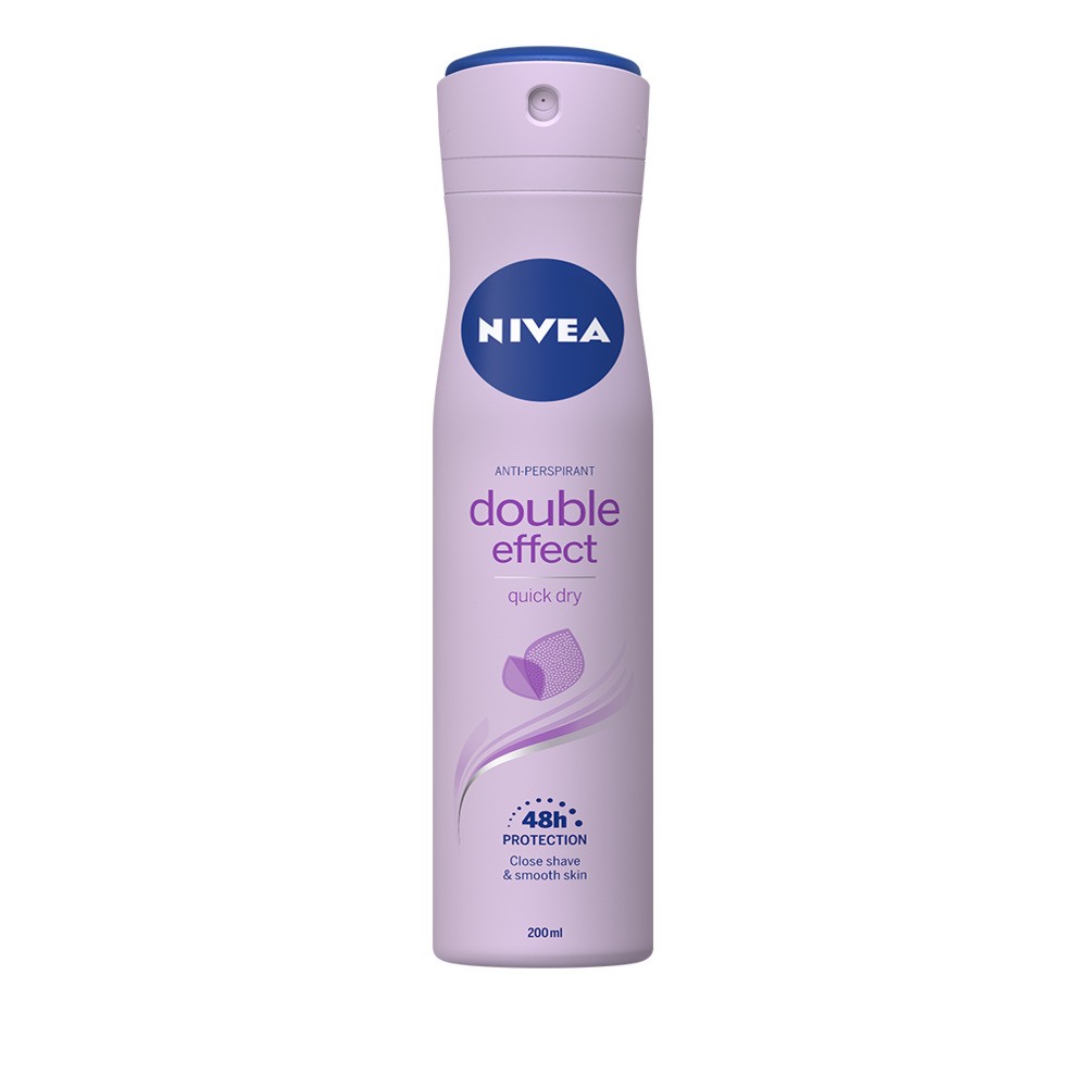Nivea Déodorant double effect 200ml - Parfum et cosmétiques authentiques en vente chez Choupinette para & parfumerie