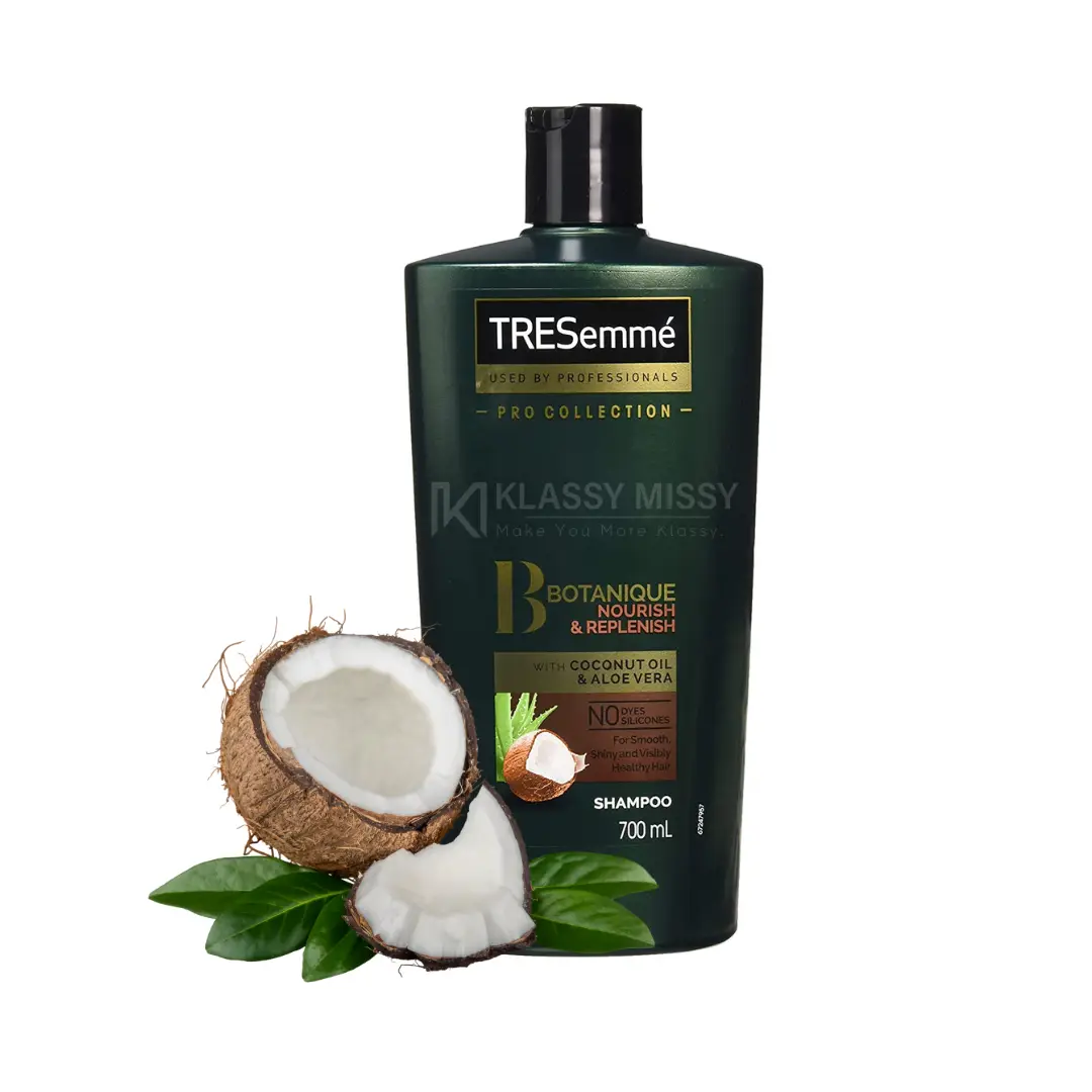 Shampoing tresemme botanique nourish & replenish huile de coco et aloe vera 700 ml - TRESemmé | Parfumerie & Parafumerie en ligne