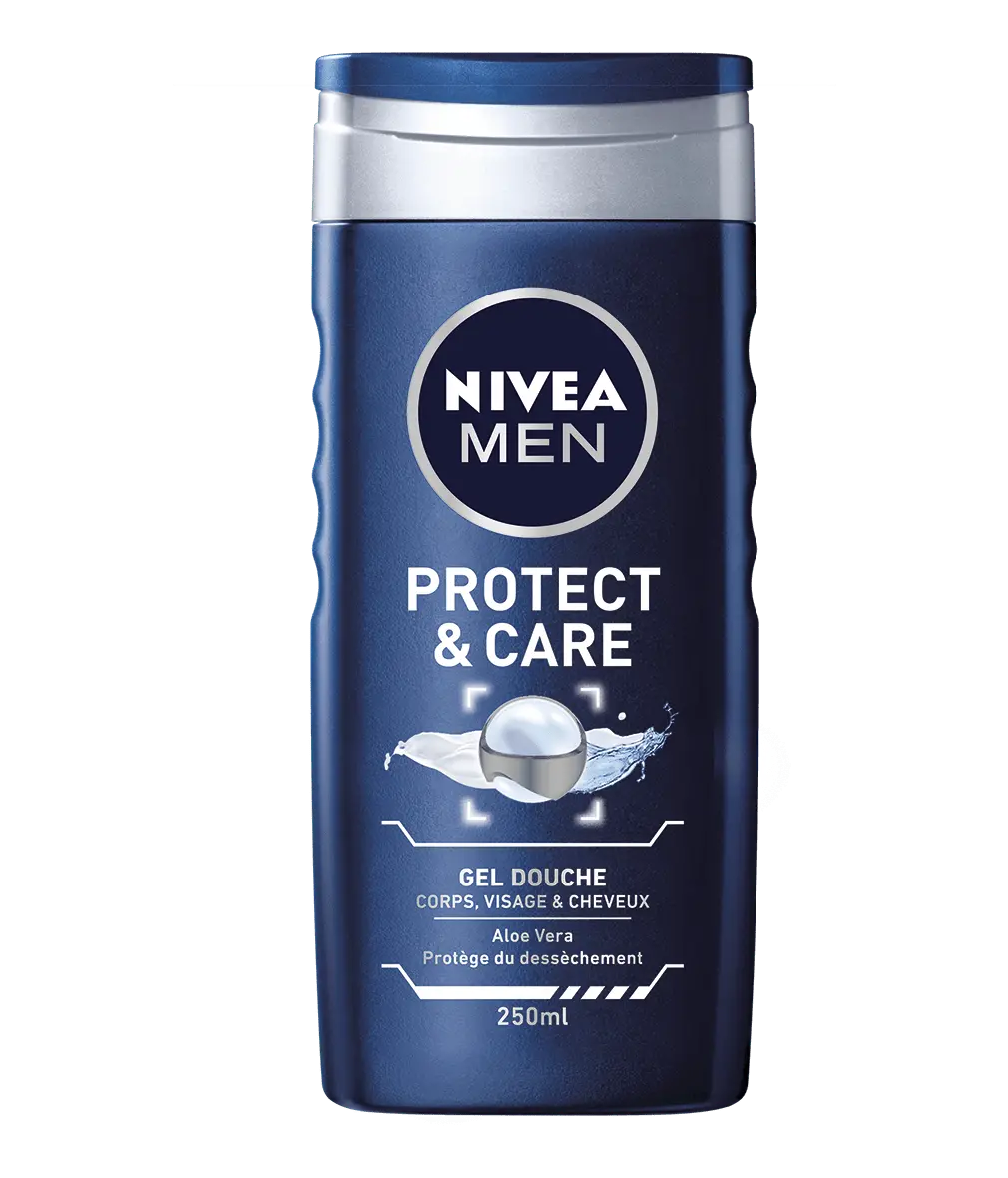 Nivea Gel douche nivea men protect & care 3en1 250ml - Parfum et cosmétiques authentiques en vente chez Choupinette para & parfumerie