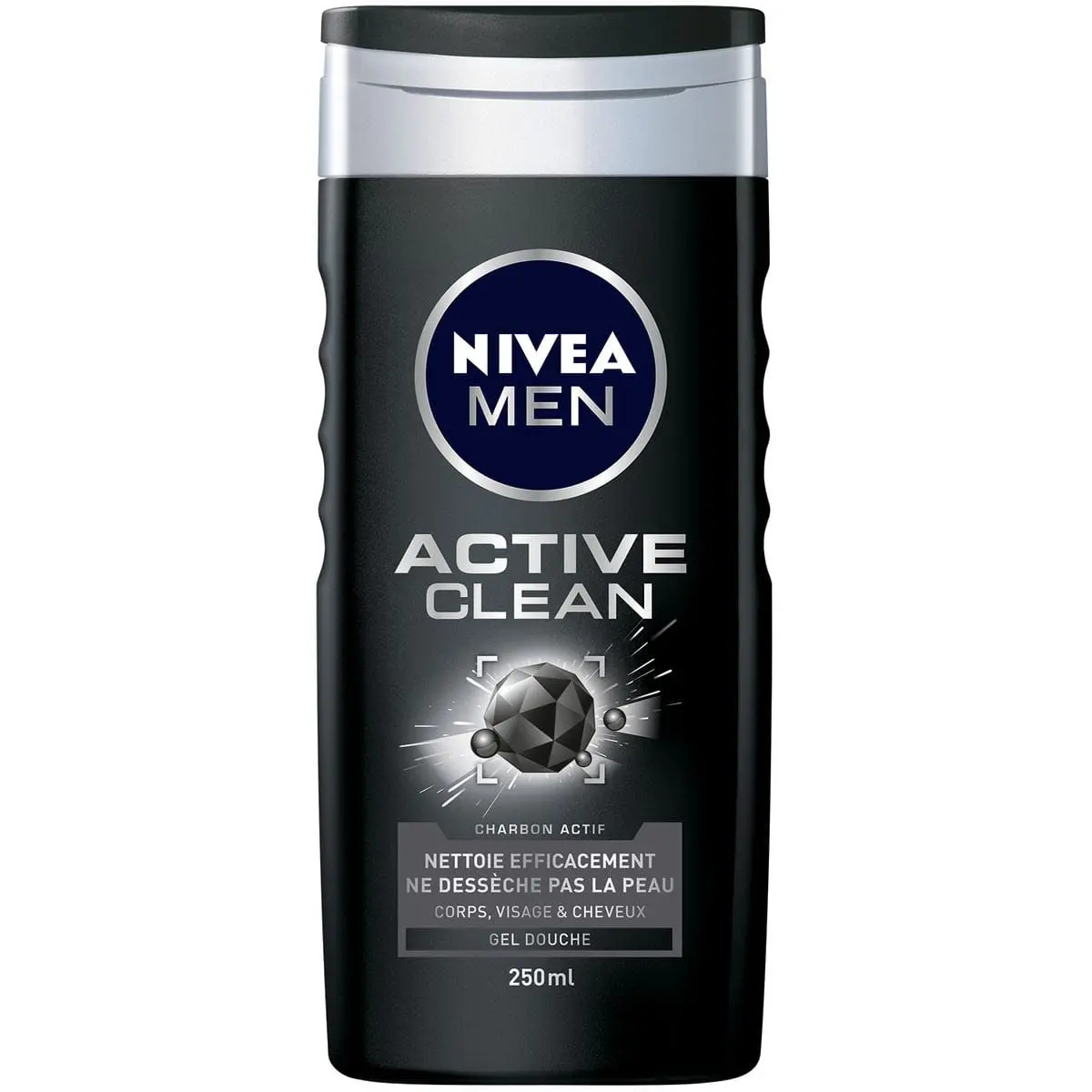 Nivea Gel douche nivea men deep clean 3en1 250ml - Parfum et cosmétiques authentiques en vente chez Choupinette para & parfumerie
