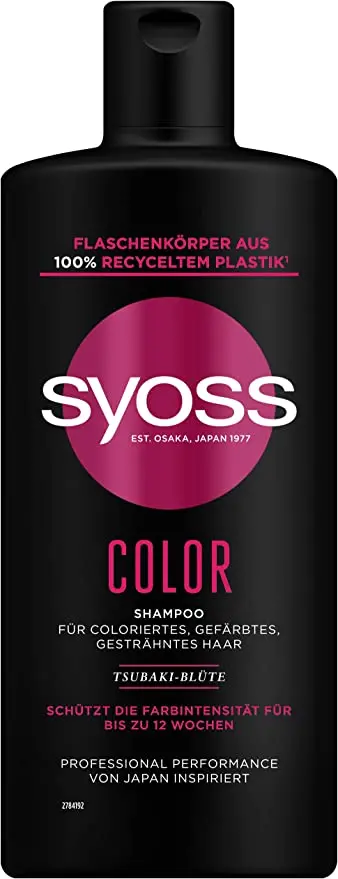 Syoss Shampoing syoss color 440ml - Parfum et cosmétiques authentiques en vente chez Choupinette para & parfumerie