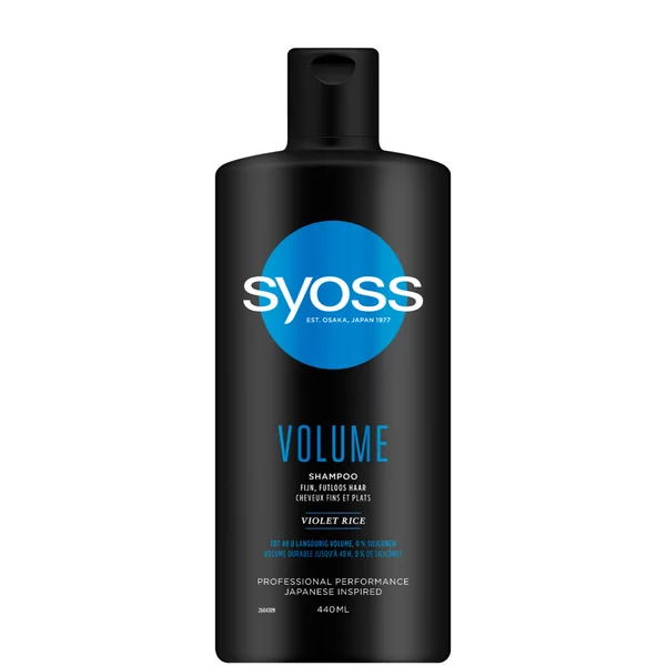 Syoss Shampoing syoss volumen 440ml - Parfum et cosmétiques authentiques en vente chez Choupinette para & parfumerie