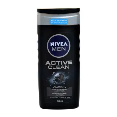 Nivea Gel douche 3 en 1 soin active clean 250ml - Parfum et cosmétiques authentiques en vente chez Choupinette para & parfumerie