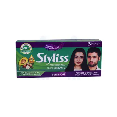 Crème défrisante styliss g super fort à l'huile de jojoba et beurre de karité - Styliss | Parfumerie & Parafumerie en ligne