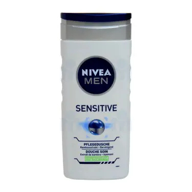 Nivea Gel douche nivea men soin sensitive 3en1 250ml - Parfum et cosmétiques authentiques en vente chez Choupinette para & parfumerie