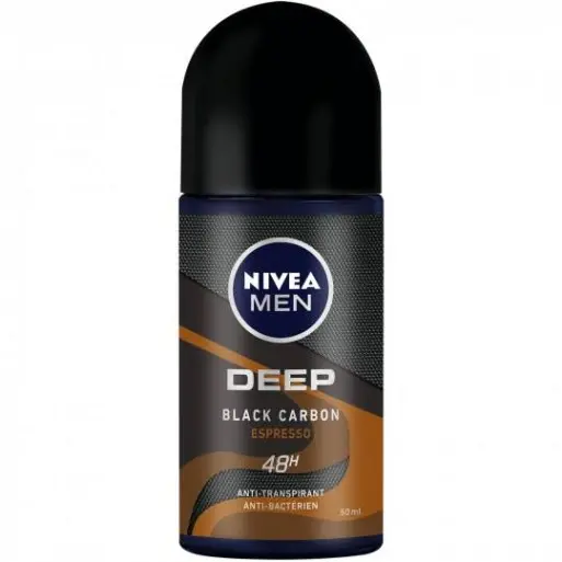 Nivea Déodorant stick nivea men deep black carbon espresso 50ml - Parfum et cosmétiques authentiques en vente chez Choupinette para & parfumerie