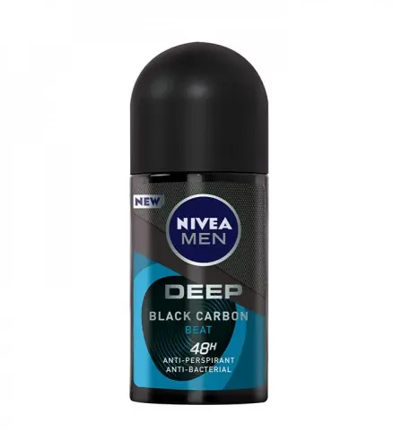 Nivea Déodorant stick nivea men deep black carbon beat 50ml - Parfum et cosmétiques authentiques en vente chez Choupinette para & parfumerie