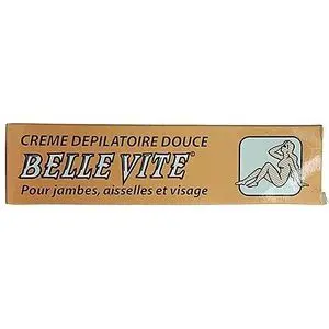 Crème dépilatoire douce belle vite jambes aisselles visage 50g - Belle vite | Parfumerie & Parafumerie en ligne