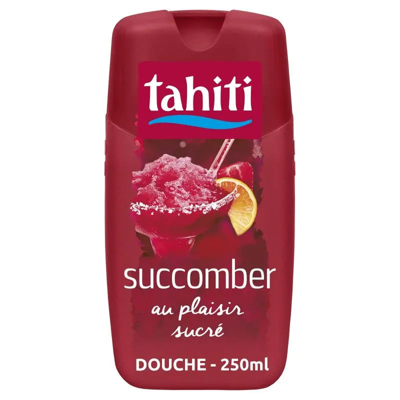 Gel douche tahiti succomber au plaisir sucré fruit rouges 250ml - Tahiti | Parfumerie & Parafumerie en ligne