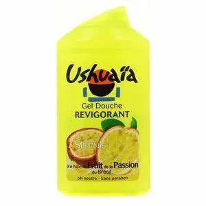 Gel douche revigorant stimule à la pulpe de fruit de la passion du brésil 250ml - Ushuaia | Parfumerie & Parafumerie en ligne