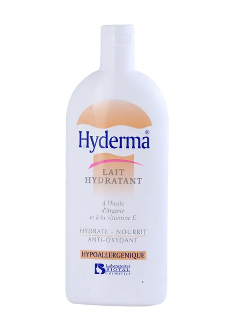 Lait hydratant hyderma peaux sèches et sensibles argan et karité 250ml - Hyderma | Parfumerie & Parafumerie en ligne