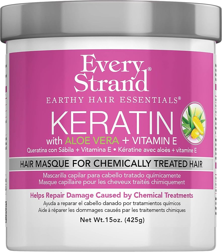 Masque cheveux every strand keratin aloe vera vitamine e 425g - Every Strand | Parfumerie & Parafumerie en ligne