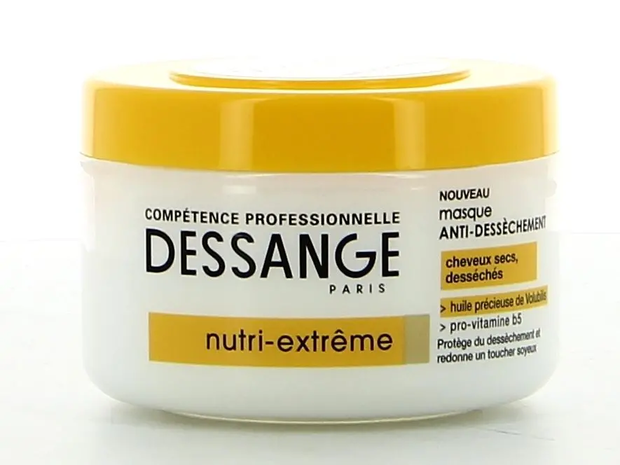 Masque cheveux dessange nutri extrême huile précieuse de volubilis et pro vitamine b5 250ml - Jacques | Parfumerie & Parafumerie en ligne