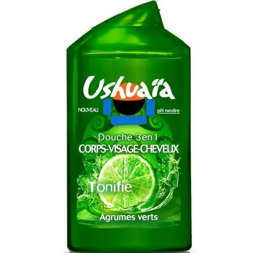 Ushuaia Shampoing et douche 3 en 1 agrumes verts douche pour homme - Parfum et cosmétiques authentiques en vente chez Choupinette para & parfumerie