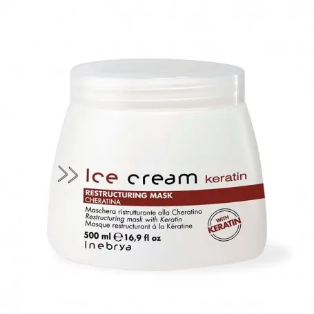 Masque cheveux ice cream keratin cheveux lissés et traité 250ml - Ice cream | Parfumerie & Parafumerie en ligne