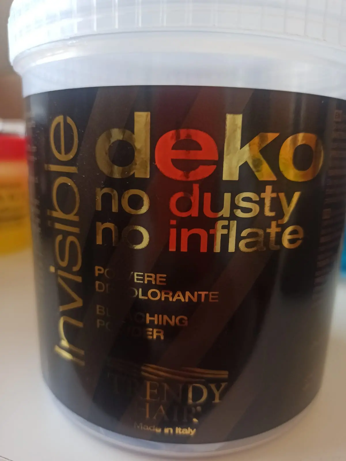 Deko Poudre décolorante deko invisible (blanc) 500ml - Parfum et cosmétiques authentiques en vente chez Choupinette para & parfumerie