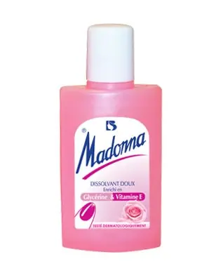 Dissolvant madona glycérine et vitamine e p (rose) 70ml - Madona | Parfumerie & Parafumerie en ligne