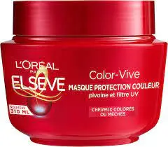 Masque l'oréal elseve color vive cheveux colorés ou méchés 300ml - L'oréal | Parfumerie & Parafumerie en ligne